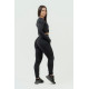 NEBBIA : ТОП WOMEN'S LONG SLEEVE CROP TOP INTENSE PERFORM 839 "BLACK"