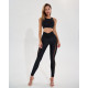 Bona Fide: Stripcut Leggings "Black"