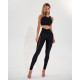 Bona Fide: Stripcut Leggings "Black"