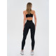 Bona Fide: Stripcut Leggings "Black"