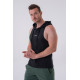 NEBBIA : МАЙКА FITNESS TANK TOP WITH A HOODIE 323 BLACK