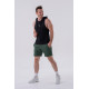 NEBBIA : МАЙКА FITNESS TANK TOP WITH A HOODIE 323 BLACK