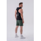 NEBBIA : МАЙКА FITNESS TANK TOP WITH A HOODIE 323 BLACK