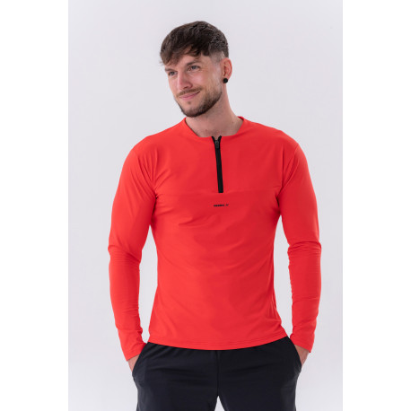 NEBBIA : МУЖСКОЙ ЛОНГСЛИВ FUNCTIONAL LONG-SLEEVE T-SHIRT “LAYER UP” 329 RED 