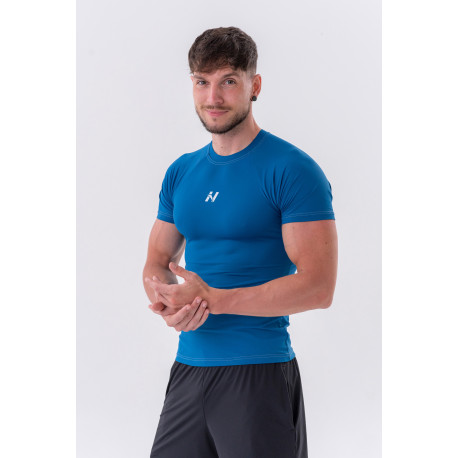 NEBBIA : ФУТБОЛКА FUNCTIONAL SLIM-FIT T-SHIRT 324 BLUE 