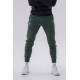 NEBBIA : ШТАНИ SLIM SWEATPANTS WITH SIDE POCKETS “RESET” 321 DARK GREEN