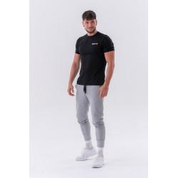 NEBBIA : ШТАНИ SLIM SWEATPANTS WITH SIDE POCKETS “RESET” 321 LIGHT GREY