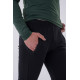 NEBBIA : ШТАНИ SLIM SWEATPANTS WITH ZIP POCKETS "RE-GAIN" 320 BLACK