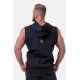 NEBBIA : БЕЗРУКАВКА С КАПЮШОНОМ GOLDEN ERA HOODIE RAGTOP 197 BLACK