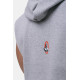 NEBBIA : БЕЗРУКАВКА З КАПЮШОНОМ GOLDEN ERA HOODIE RAGTOP 197 LIGHT GREY