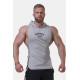 NEBBIA : МАЙКА С КАПЮШОНОМ LEGEND-APPROVED HOODIE TANK TOP 191 LIGHT GREY