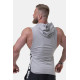 NEBBIA : МАЙКА З КАПЮШОНОМ LEGEND-APPROVED HOODIE TANK TOP 191 LIGHT GREY