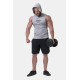 NEBBIA : МАЙКА С КАПЮШОНОМ LEGEND-APPROVED HOODIE TANK TOP 191 LIGHT GREY