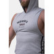 NEBBIA : МАЙКА С КАПЮШОНОМ LEGEND-APPROVED HOODIE TANK TOP 191 LIGHT GREY