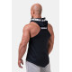 NEBBIA : МАЙКА С КАПЮШОНОМ NO EXCUSES TANK TOP WITH A HOODIE 173 BLACK