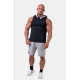 NEBBIA : майка з капюшоном NO EXCUSES TANK TOP WITH A HOODIE 173 BLACK