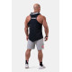 NEBBIA : МАЙКА С КАПЮШОНОМ NO EXCUSES TANK TOP WITH A HOODIE 173 BLACK