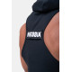 NEBBIA : МАЙКА С КАПЮШОНОМ NO EXCUSES TANK TOP WITH A HOODIE 173 BLACK