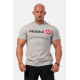 NEBBIA : ФУТБОЛКА RED "N" T-SHIRT 292 LIGHT GREY