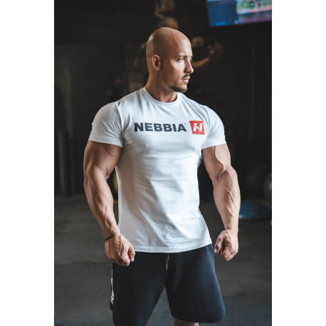 NEBBIA : ФУТБОЛКА RED "N" T-SHIRT 292 WHITE