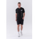 NEBBIA : ФУТБОЛКА VERTICAL LOGO NEBBIA T-SHIRT 293 BLACK