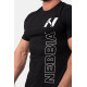 NEBBIA : ФУТБОЛКА VERTICAL LOGO NEBBIA T-SHIRT 293 BLACK