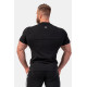 NEBBIA : ФУТБОЛКА VERTICAL LOGO NEBBIA T-SHIRT 293 BLACK