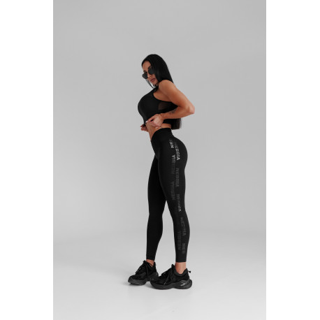 NEBBIA : ЛЕГГИНСЫ WOMEN'S CLASSIC HIGH WAIST LEGGINGS INTENSE ICONIC 834 "BLACK"