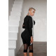 NEBBIA : ЛЕГІНСИ HIGH-WAIST ¾ LENGTH SPORTY LEGGINGS 406 "BLACK"