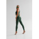 NEBBIA : ЛЕГГІНСИ ORGANIC COTTON RIBBED HIGH-WAIST LEGGINGS 405 "DARK GREEN"