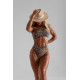 NEBBIA : ТОП SAO GONCALO BIKINI TOP LEOPARD 765 "BROWN"