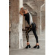 NEBBIA : ЛЕГГІНСИ WOMEN'S CLASSIC HIGH WAIST LEGGINGS INTENSE ICONIC 834 "BLACK/GOLD"