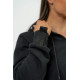 NEBBIA : ХУДИ WOMEN'S CLASSIC ZIP-UP HOODIE INTENSE SIGNATURE 845 "BLACK"