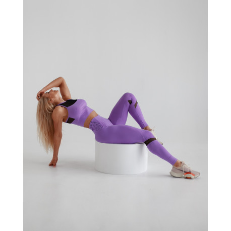 NEBBIA : ЛЕГГІНСИ FIT ACTIVEWEAR HIGH-WAIST LEGGINGS 443 "LILA"