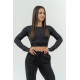 NEBBIA : ШТАНИ WOMEN'S HIGH-WAIST JOGGERS INTENSE SIGNATURE 846 "BLACK"