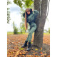 NEBBIA : ХУДІ LOOSE FIT CROP HOODIE ICONIC 421 "DARK GREEN"