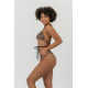 NEBBIA : ТОП MACEIO BIKINI TOP LEOPARD 757 " BROWN"