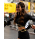 NEBBIA : ТОП WOMEN'S LONG SLEEVE CROP TOP INTENSE PERFORM 839 "BLACK/GOLD"