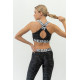 NEBBIA : ТОП NATURE-INSPIRED SPORTS BRA 552 "BLACK"