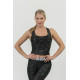 NEBBIA : ТОП NATURE-INSPIRED SPORTY CROP TOP "RACER BACK" 549 "BLACK"