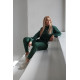 NEBBIA : ХУДІ LOOSE FIT CROP HOODIE ICONIC 421 "DARK GREEN"