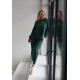 NEBBIA : ШТАНИ HIGH-WAIST LOOSE FIT SWEATPANTS "FEELING GOOD" 409 "DARK GREEN"