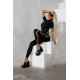 NEBBIA : КОМБИНЕЗОН WOMEN'S WORKOUT JUMPSUIT INTENSE FOCUS 823 "BLACK/GOLD"