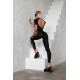 NEBBIA : КОМБИНЕЗОН WOMEN'S WORKOUT JUMPSUIT INTENSE FOCUS 823 "BLACK/GOLD"