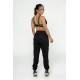 NEBBIA : ШТАНИ WOMEN'S HIGH-WAIST JOGGERS INTENSE SIGNATURE 846 "BLACK/GOLD"