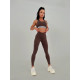 NEBBIA : ЛЕГГИНСЫ CLASSIC HIGH-WAIST PERFORMANCE LEGGINGS 403 "BROWN"