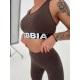 NEBBIA : ЛЕГІНСИ CLASSIC HIGH-WAIST PERFORMANCE LEGGINGS 403 "BROWN"