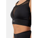 NEBBIA : ТОП MESH DESIGN SPORTS BRA 412 "BLACK"