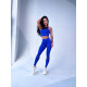 NEBBIA : ЛЕГГІНСИ FIT ACTIVEWEAR HIGH-WAIST LEGGINGS 443 "BLUE"