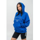 NEBBIA : ХУДИ BRANDED OVERSIZED HOODIE GYM RAT 256 "BLUE"